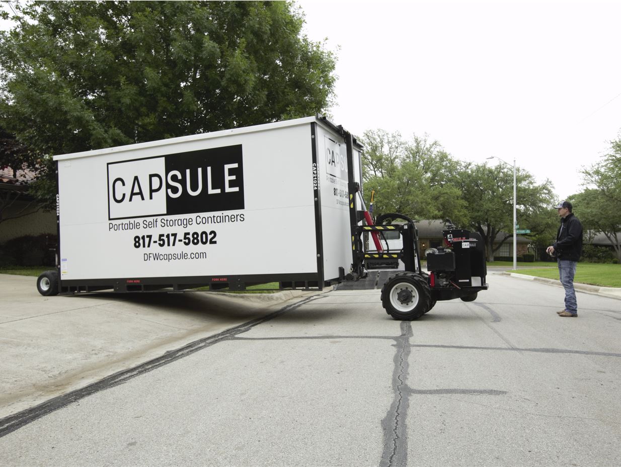 Capsule Portable storage DFW. Helping with your moving and projects.