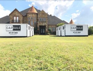 Capsule portable containers moving and storage in Dallas Fort Worth Southlake near you in DFW better than PODs